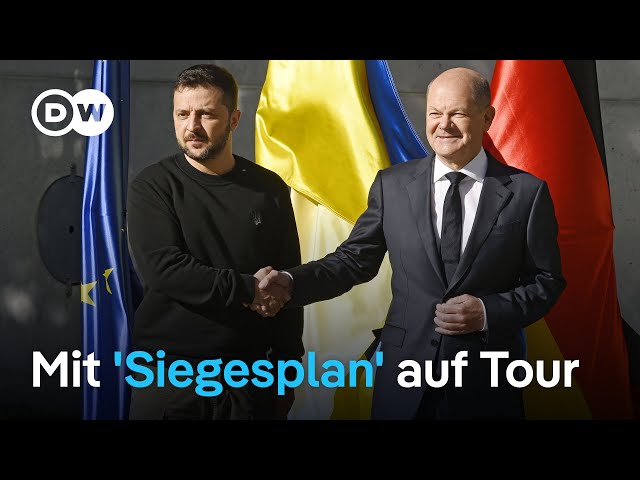 ⁣Selenskyj sucht Unterstützung für "Siegesplan" in Europa | DW Nachrichten