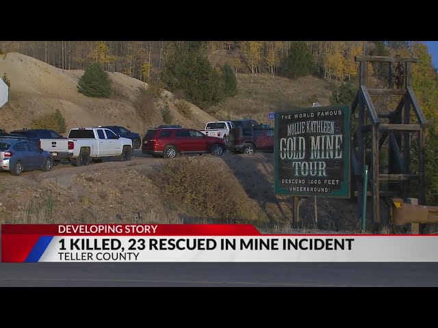 ⁣1 killed, dozens rescued from Colorado mine