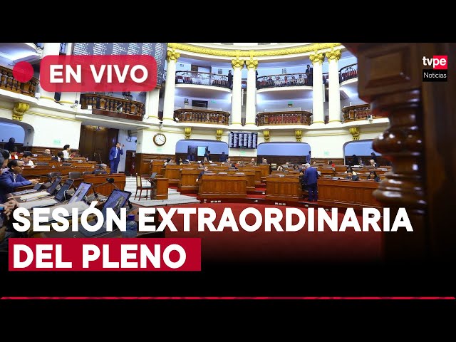 ⁣EN VIVO  Congreso: Pleno aborda proyectos de ley sobre seguridad ciudadana