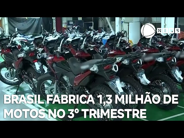 ⁣Especialista explica aumento na fabricação de motos no Brasil