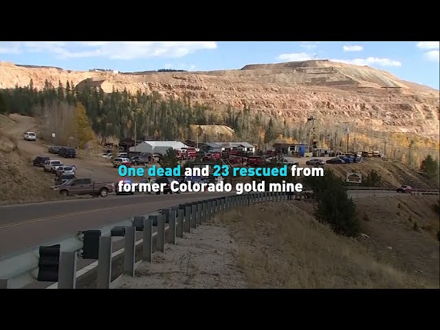 ⁣One dead and 23 rescued from former Colorado gold mine