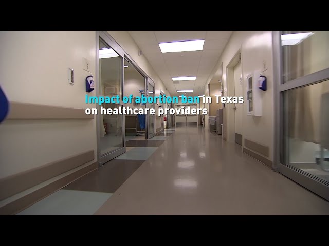 ⁣Impact of abortion ban in Texas on healthcare providers