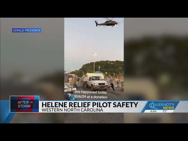 ⁣Pilot MayCay Beeler talks pilot safety and procedure during Helene relief efforts