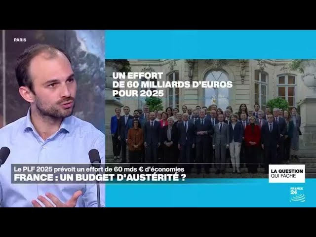 ⁣France : un budget d'austérité ? • FRANCE 24