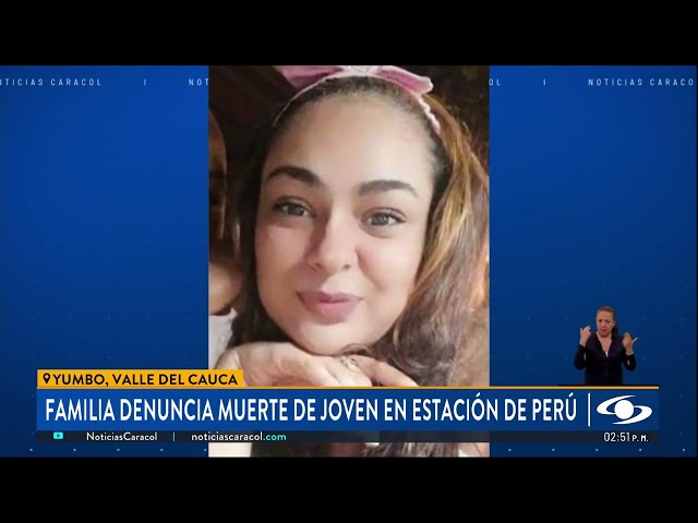 ⁣Familia denuncia fallecimiento de joven al interior de una estación de policía en Perú