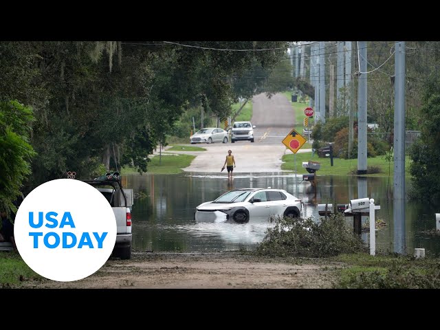 ⁣Clean-up efforts continuing in the wake of Hurricane Milton | USA TODAY