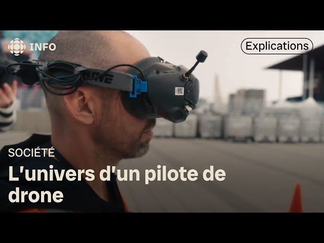 ⁣Découvrez l'univers d'un pilote de drone à Radio-Canada