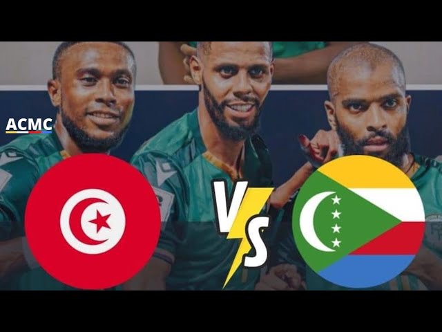 ⁣ EN DIRECT, Tunisie  -  Comores, Match d'éliminatoire can 2025