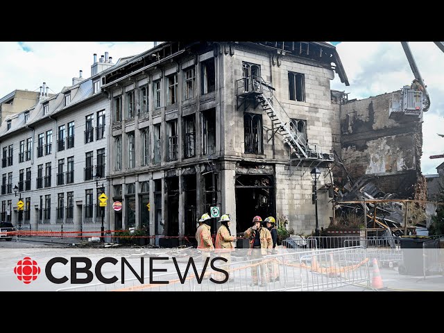 ⁣2 men arrested after Old Montreal hostel fire kills mother, daughter