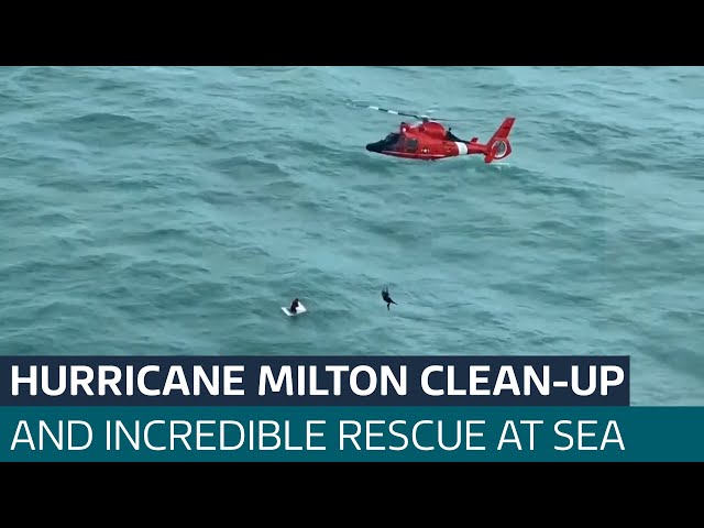 ⁣Hurricane Milton: Incredible stories of survival but clean-up just beginning | ITV News