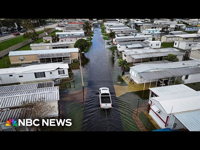 ⁣Search and rescue efforts continue in Florida following Hurricane Milton