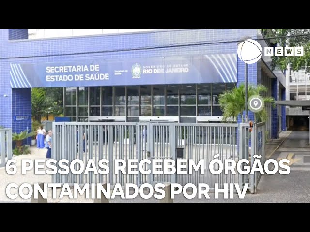 ⁣Seis pessoas recebem transplante de órgãos contaminados por HIV