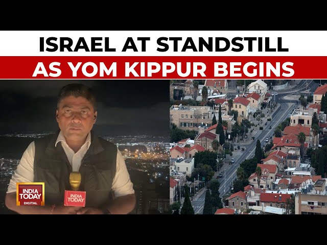 ⁣Report: Israel Comes To A Virtual Standstill As Yom Kippur 2024 Begins