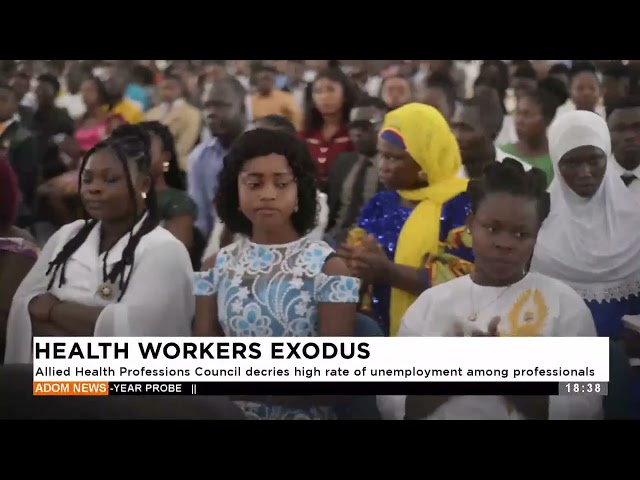 ⁣Allied Health professions council decries high rate of unemployment among professionals - (11-10-24)