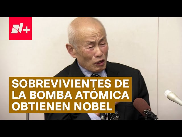 ⁣La emotiva reacción de los ganadores del Nobel de la Paz al enterarse del premio - N+