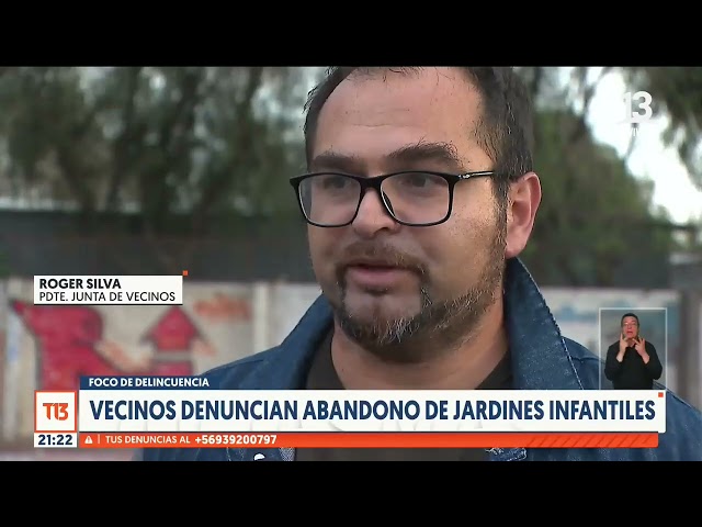 ⁣Foco de delincuencia en Cerro Navia: Vecinos denuncian abandono de jardines infantiles Junji