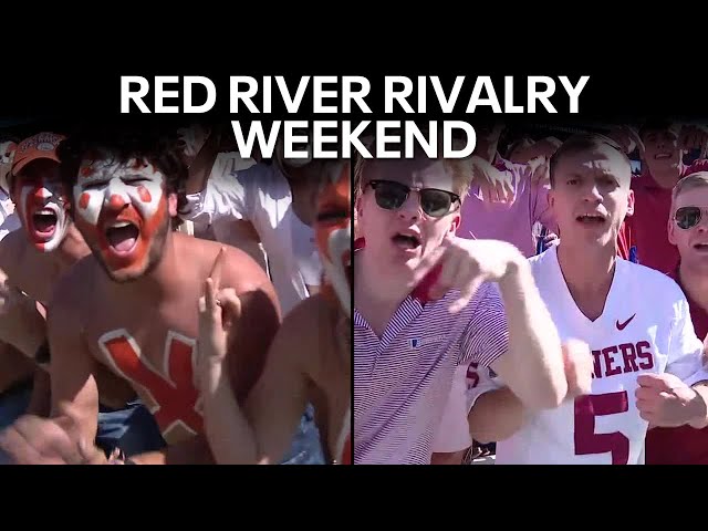 ⁣Texas, OU fans pumped for Red River Rivalry weekend