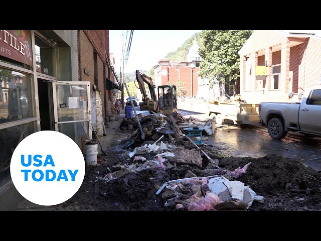 ⁣Marshall, NC, devastated by Helene's deadly deluge | USA TODAY