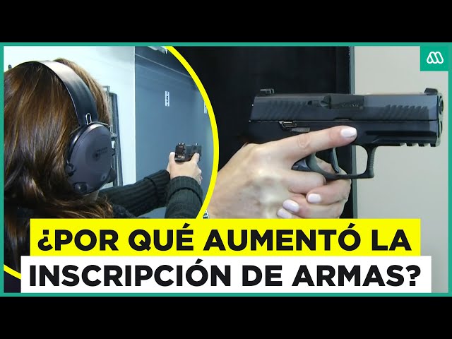 ⁣Explosivo aumento de la inscripción de armas en Chile