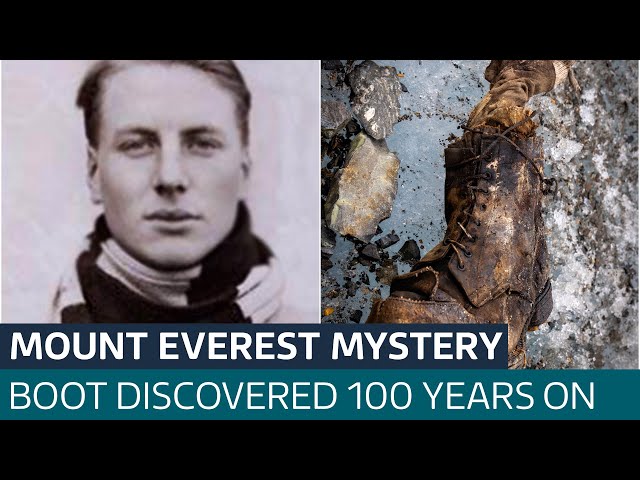 ⁣Can the discovery of Everest explorer Sandy Irvine's shoe solve a century-long mystery? | ITV N