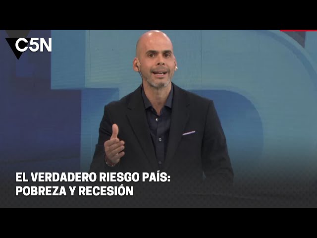 ⁣EL VERDADERO RIESGO PAÍS: POBREZA Y RECESIÓN