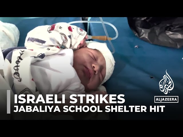 ⁣Jabaliya school shelter hit: Several Palestinians killed in Israeli strikes