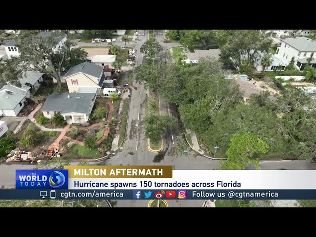 ⁣Catastrophic Hurricane Milton impacts millions across Florida