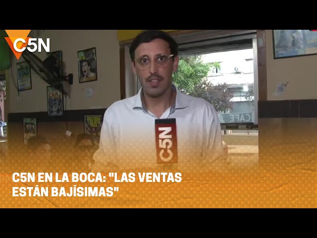 ⁣C5N EN LA BOCA: "LAS VENTAS ESTÁN BAJÍSIMAS"