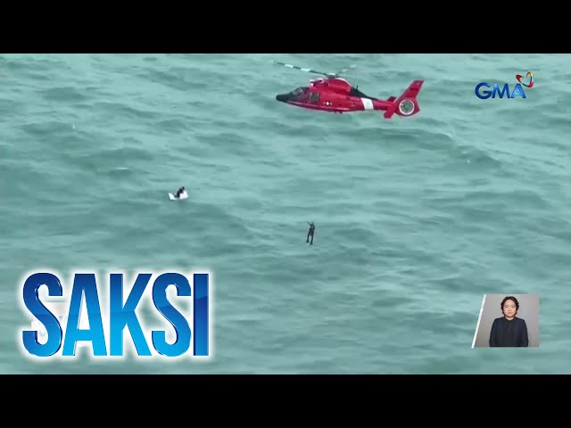 ⁣Lalaking nakakapit sa isang cooler, sinagip malapit sa Florida Coast | Saksi