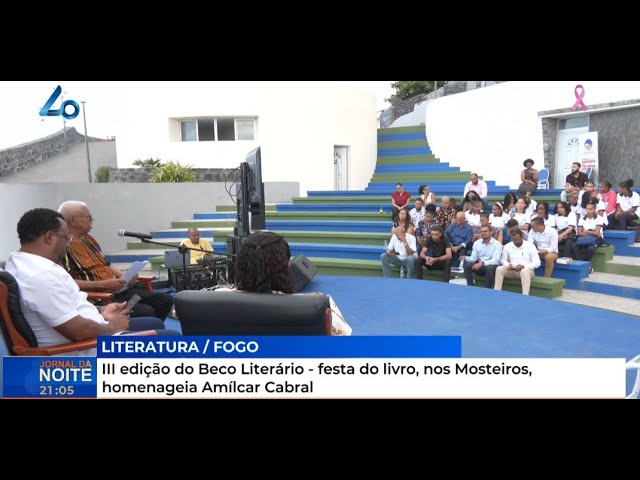 ⁣III edição do Beco Literário - festa do livro, nos Mosteiros, homenageia Amílcar Cabral