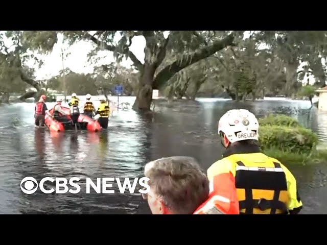 ⁣Hurricane Milton search and rescue efforts ongoing in Florida