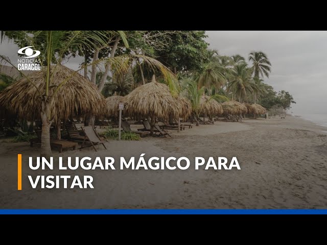 ⁣Palomino, en La Guajira, uno de los más visitados en estos días de receso en Colombia