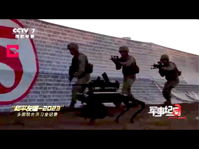 ⁣Así son los TEMIBLES perros robot con rifle incorporado que China incluirá en su Ejército