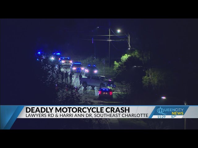 ⁣One killed in east Charlotte motorcycle crash