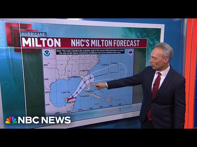 ⁣Meteorologists receiving praise over Hurricane Milton forecast accuracy