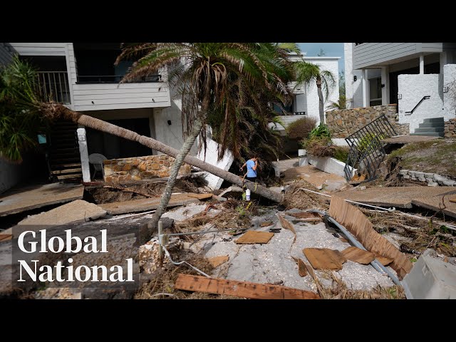 ⁣Global National: Oct 11, 2024 | Millions in Florida could be without electricity and water for weeks