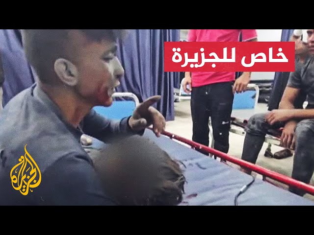 ⁣شهداء وجرحى بغارة إسرائيلية استهدفت منزلا بمحيط مسجد العمري في جباليا