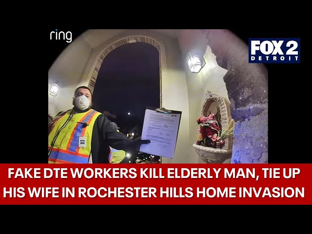 ⁣Fake DTE workers kill homeowner, tie up his wife in Rochester Hills break-in