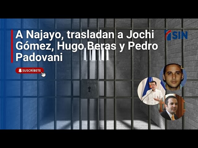 ⁣A Najayo, trasladan a Jochi Gómez, Hugo Beras y Pedro Padovani