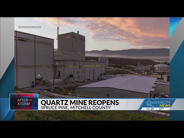 ⁣NC maker of high-purity quartz returns to operations post-Helene