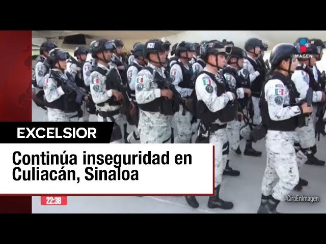 ⁣Saqueos y violencia continúan en Culiacán pese a la presencia militar