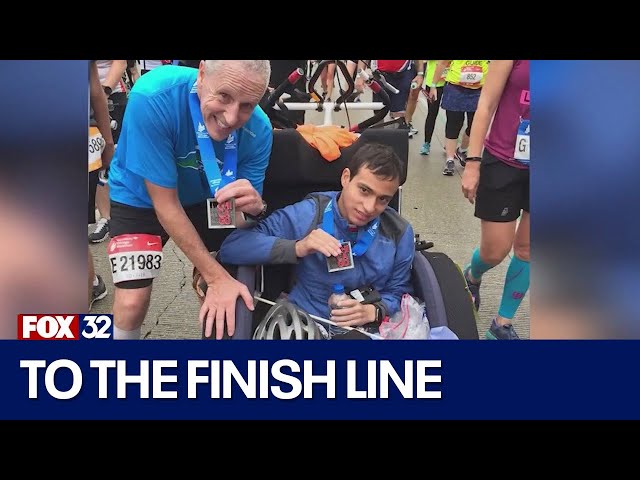 ⁣72-year-old to push rider-athlete in Chicago Marathon