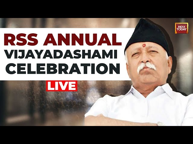 ⁣Mohan Bhagwat LIVE: RSS Dussehra Celebration LIVE | Annual Vijayadashami Utsav | India Today LIVE