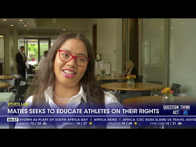 ⁣Sports law | Maties seek to educate athletes on their rights