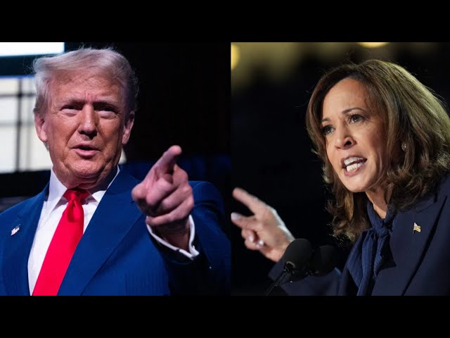 ⁣Polls show tight race between Donald Trump and Kamala Harris