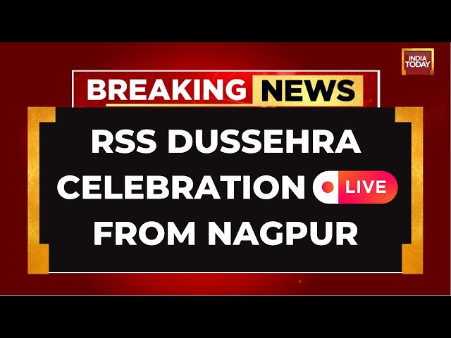 ⁣Dussehra Celebration LIVE: RSS Annual Vijayadashami Celebration | Mohan Bhagwat | Nagpur LIVE