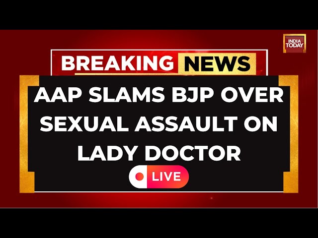 ⁣AAP LIVE: Sanjay Singh Lashes Out At Delhi LG, BJP Over Silence On Exploitation Of Female Doctor