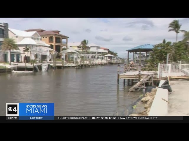 ⁣Fort Myers Beach residents weary after Hurricane Milton