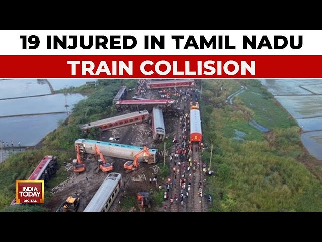 ⁣Tamil Nadu Train Collision: 19 Injured, No Casualties, High-Level Inquiry Ordered | India Today