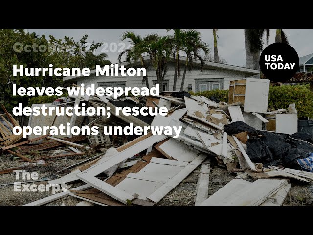 ⁣Hurricane Milton leaves widespread destruction; rescue operations underway | The Excerpt